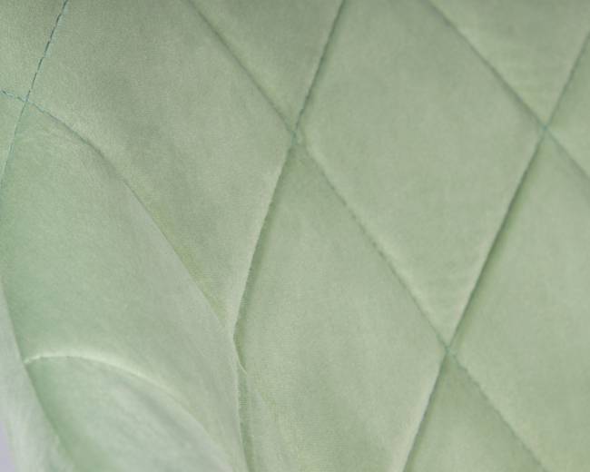 Стул барный DOBRIN LOGAN BLACK, мятный велюр (MJ9-87)