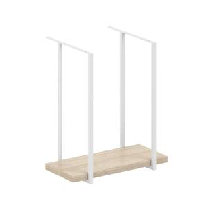 AG.191.AR.WH / Подвес под системный блок, 308(246)х480х540 / полка: акация равелло, мк: белый