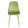 Стул Бриз/Breeze (мод.JSC-58)/2 шт. в упаковке велюр/металл, 44х53х86см, зеленый HLR54/натуральный (Комплект из 2 шт.) зеленый Велюр/металл