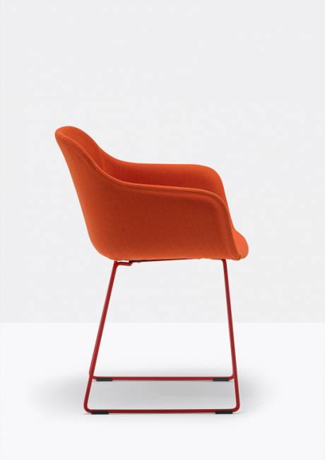 Кресло на полозьях с обивкой Babila XL 650х555х805 мм