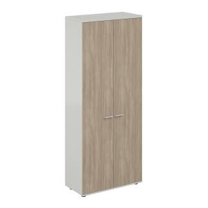 SG.821.SH.OD / Гардероб 800х400х1955, з.ст HDF / корпус: серый бархат; фасады: дуб темный