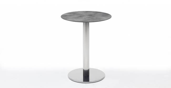 Подстолье металлическое Tiffany полированный стальной Ø450х730 мм