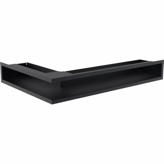 Решетка Kratki Люфт угловая 9*40 см правая графит