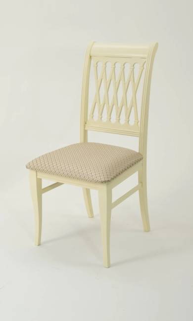 Обеденная группа Брамос К 100 слоновая кость со стульями Рич слоновая кость ромб бежевый