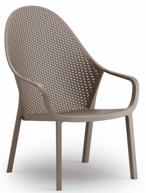 Лаунж-кресло пластиковое Gianet Lounge 660х790х995 мм