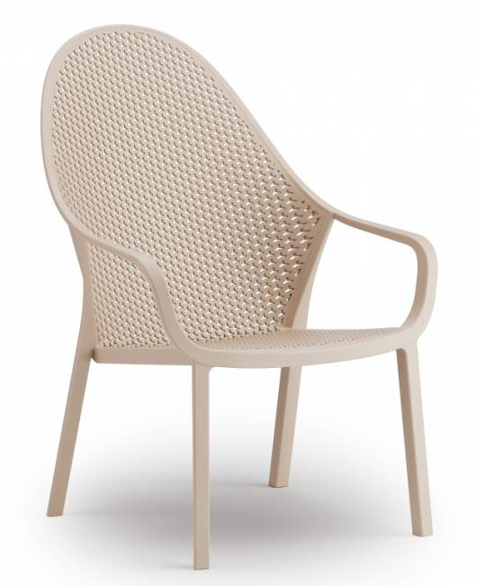 Лаунж-кресло пластиковое Gianet Lounge 660х790х995 мм