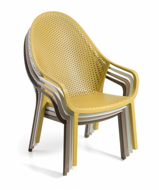 Лаунж-кресло пластиковое Gianet Lounge 660х790х995 мм