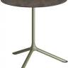 Стол ламинированный обеденный Tripe Maxi оливковый, кортен Ø800х740 мм Стол ламинированный обеденный Tripe Maxi оливковый, кортен Ø800х740 мм