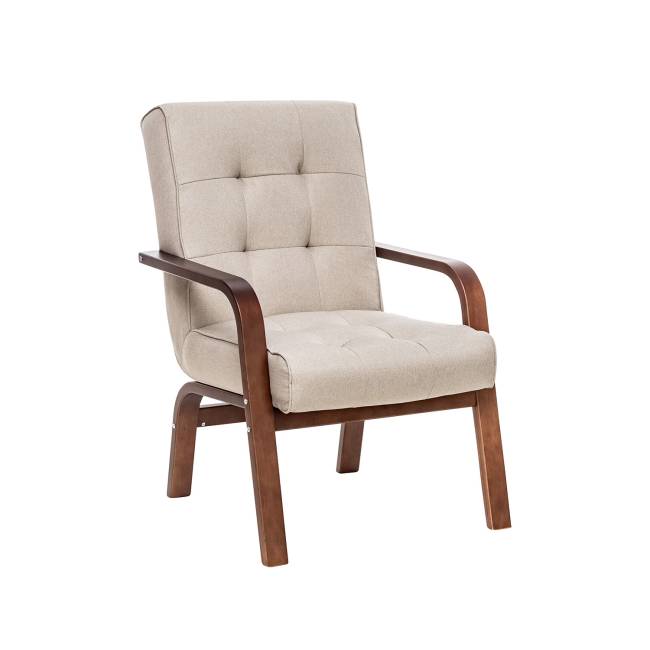 Кресло Leset Модена Орех текстура Malmo 05 (бежевый) Кресло Leset Модена Орех текстура Malmo 05 (бежевый)