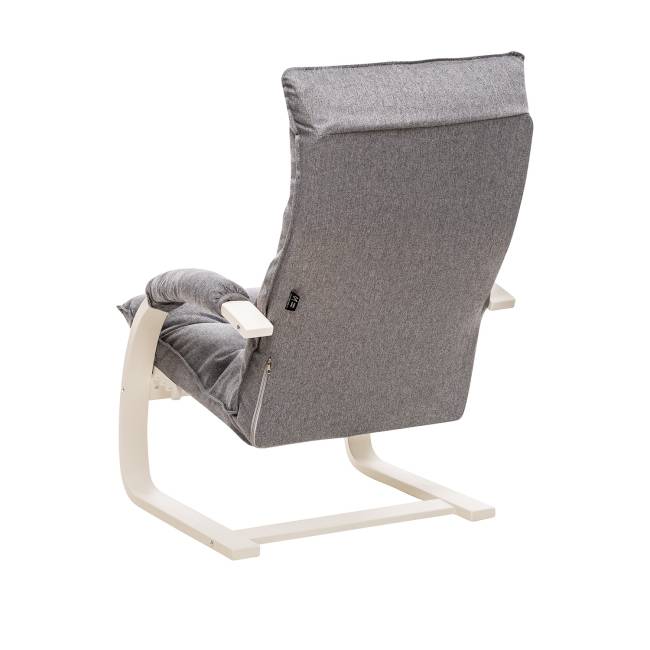 Кресло-трансформер Leset Монако Слоновая кость Malmo 90 (серый)