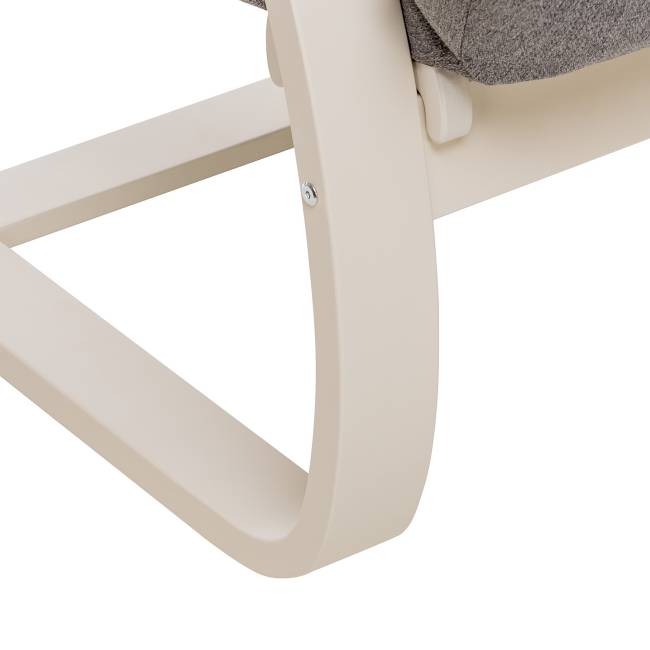 Кресло-трансформер Leset Монако Слоновая кость Malmo 90 (серый)