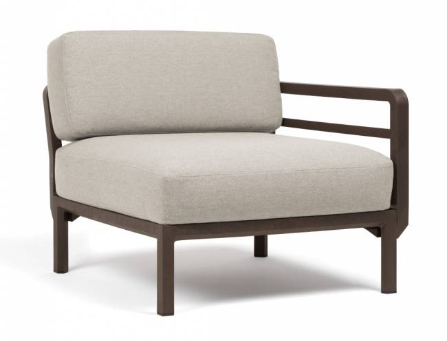 Диван пластиковый с подушками Maximo 3 терра, жемчуг 2685х940х790 мм Диван пластиковый с подушками Maximo 3 терра, жемчуг 2685х940х790 мм