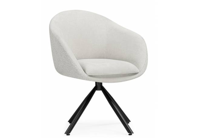 Бартон 1 ткань мадера 2 / черный матовый