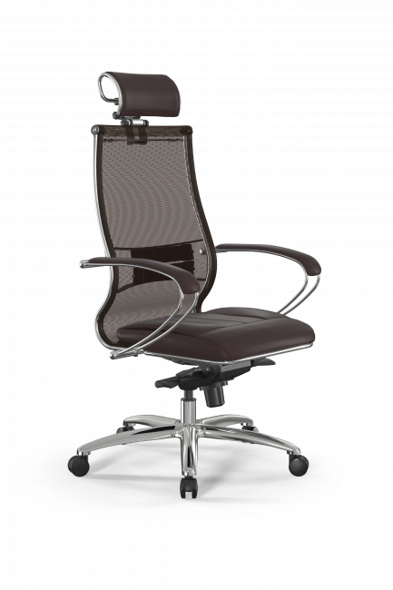 Кресло Samurai L2-6K - TS+Infinity /Kc00/Wm06/K2cL/H2cL-3D(M06.B31.G04.W03), темно-коричневый