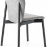 Стул деревянный с обивкой Natural Finn черный ясень, светло-серый 490х540х790 мм Стул деревянный с обивкой Natural Finn черный ясень, светло-серый 490х540х790 мм