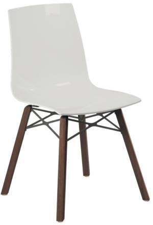 Стул пластиковый X-Treme-S Wox Iroko натуральный, белый 496х498х840 мм