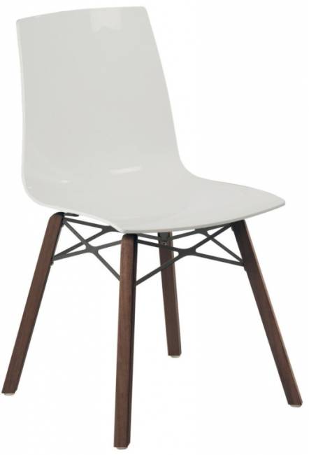 Стул пластиковый X-Treme-S Wox Iroko натуральный, белый 496х498х840 мм