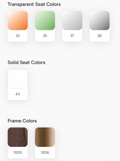 Стул пластиковый X-Treme-S Wox Iroko натуральный, белый 496х498х840 мм