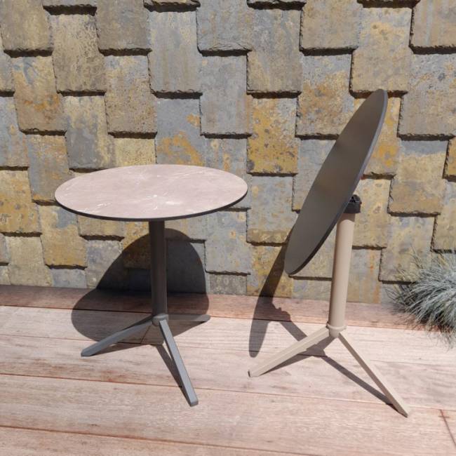 Столешница круглая Solid Compact Ø1390 антрацит Ø1390х12 мм