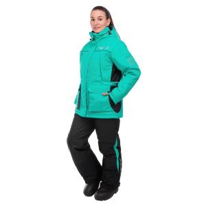 Костюм зимний ZABAVA 8/8 К, AQUA GREEN/BLACK р.L (T-ZA-L-48-170-AG) Helios