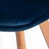 Стул TULIP SOFT (mod. 74) / 1 шт. в упаковке вельвет/дерево , 54 х 47 х 83 см , синий (HLR 63)/натуральный синий (HLR 63)/натуральный вельвет/дерево Стул TULIP SOFT (mod. 74) / 1 шт. в упаковке вельвет/дерево , 54 х 47 х 83 см , синий (HLR 63)/натуральный синий (HLR 63)/натуральный вельвет/дерево