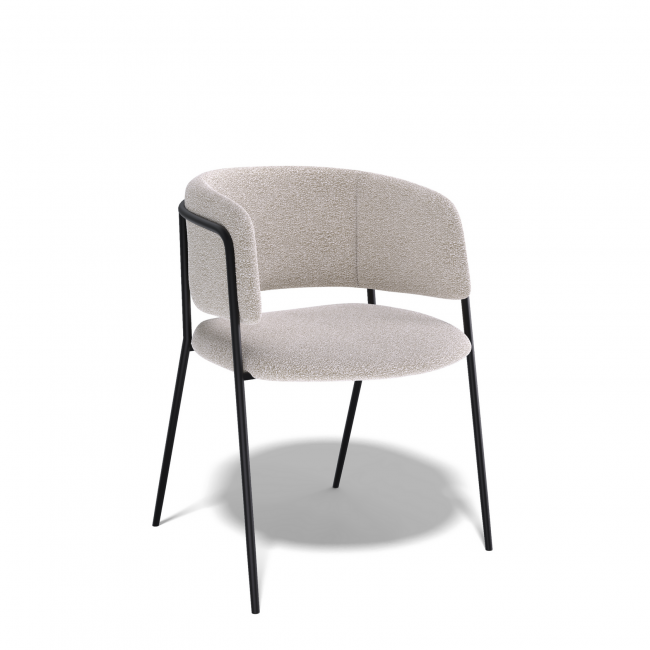 Дизайнерский стул Dragon букле латте