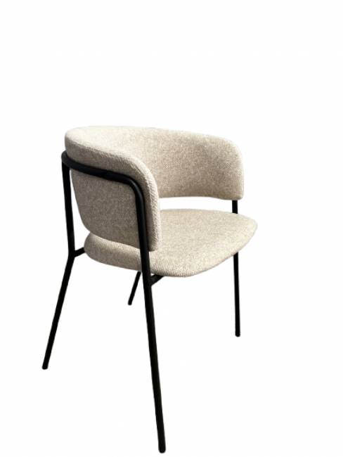 Дизайнерский стул Dragon букле латте