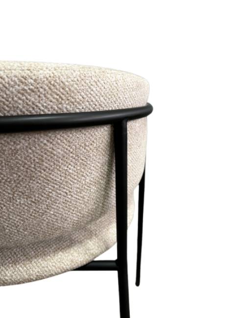 Дизайнерский стул Dragon букле латте