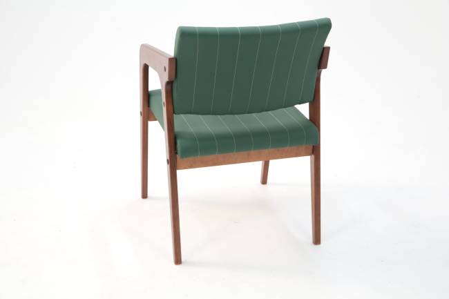 Стул-кресло Шадди орех/зелёный