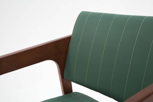 Стул-кресло Шадди орех/зелёный