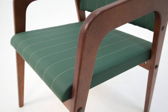 Стул-кресло Шадди орех/зелёный