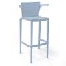Кресло пластиковое барное Spyker Stool B бледно-синий 495х460х1025 мм Кресло пластиковое барное Spyker Stool B бледно-синий 495х460х1025 мм