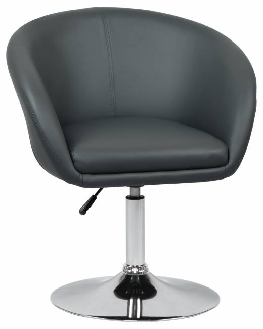 Кресло дизайнерское DOBRIN EDISON, серый