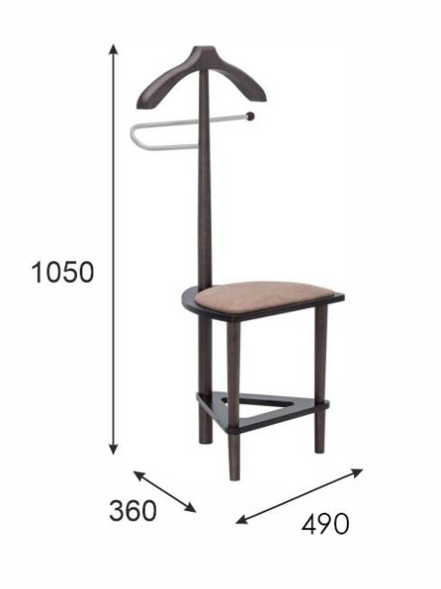 Вешалка костюмная с сиденьем В 26Н венге Вешалка костюмная с сиденьем В 26Н венге