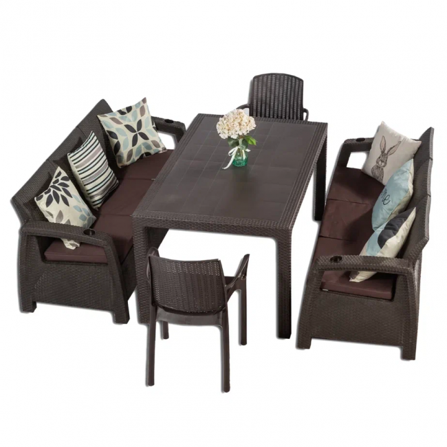 Комплект мебели YALTA BIG FAMILY 2 CHAIR SET Комплект мебели YALTA BIG FAMILY 2 CHAIR SET