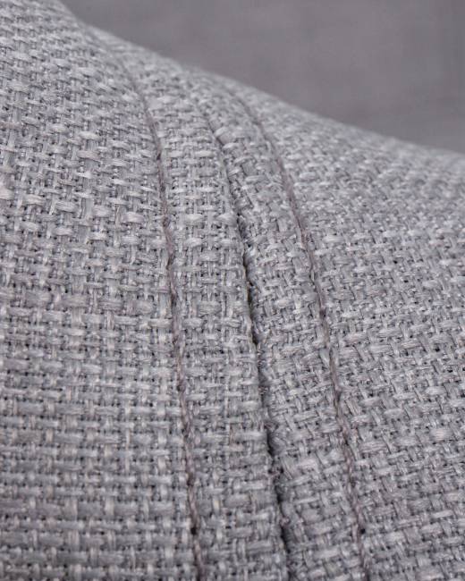 Стул обеденный DOBRIN DAW MONICA, ножки светлый бук, сиденье 009 коричневая клетка, бежевая ткань