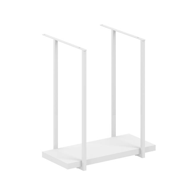 AG.191.WH.WH / Подвес под системный блок, 308(246)х480х540 / полка: белый, мк: белый