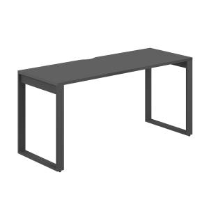 AG.103.AN.V.72.AN  / Стол 1600х600х750 / профиль О-образный: 70х20 антрацит; столешница с вырезом: антрацит