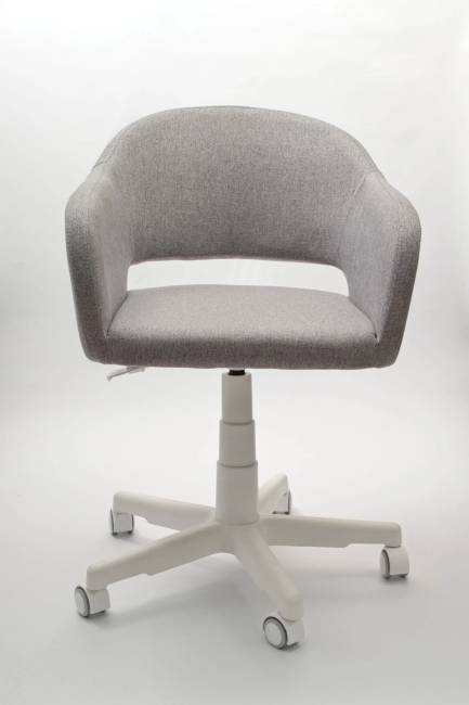 Кресло Бабби белый / серый Кресло Бабби белый / серый