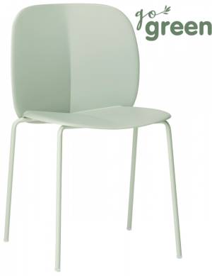 Стул пластиковый Mentha Go Green зеленый шалфей 500х520х800 мм