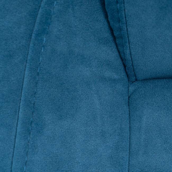 Кресло BAZUKA metalBL велюр, синий, 32 синий велюр