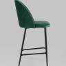 Стул полубарный Логан SN велюр зелёный