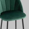 Стул полубарный Логан SN велюр зелёный