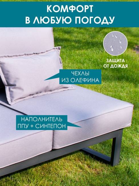 Диван "Лагуна" 2-х местный с правым подлокотником G401.2Е10 Диван "Лагуна" 2-х местный с правым подлокотником G401.2Е10