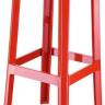 Табурет пластиковый барный Fox 75 красный 360х360х750 мм