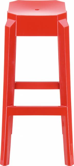 Табурет пластиковый барный Fox 75 красный 360х360х750 мм