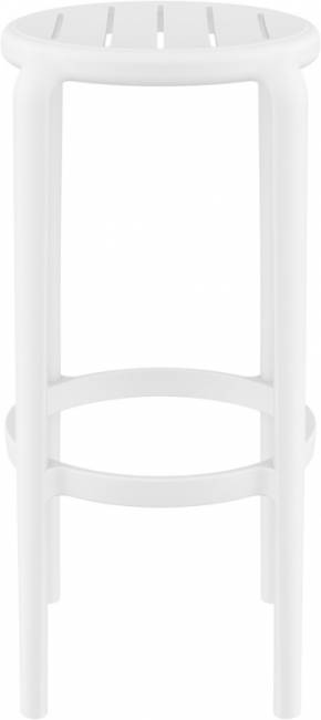 Табурет пластиковый барный Tom Bar 75 белый 360х360х750 мм Табурет пластиковый барный Tom Bar 75 белый 360х360х750 мм
