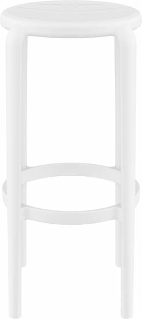 Табурет пластиковый барный Tom Bar 75 белый 360х360х750 мм Табурет пластиковый барный Tom Bar 75 белый 360х360х750 мм
