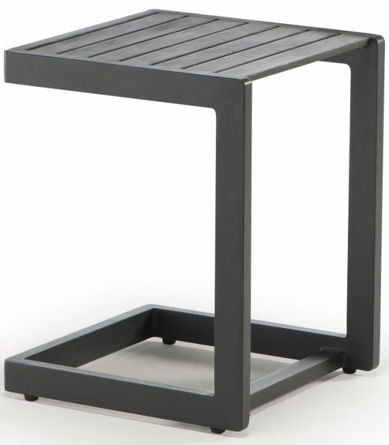 Столик металлический для лежака GT 927 антрацит 400х400х450 мм