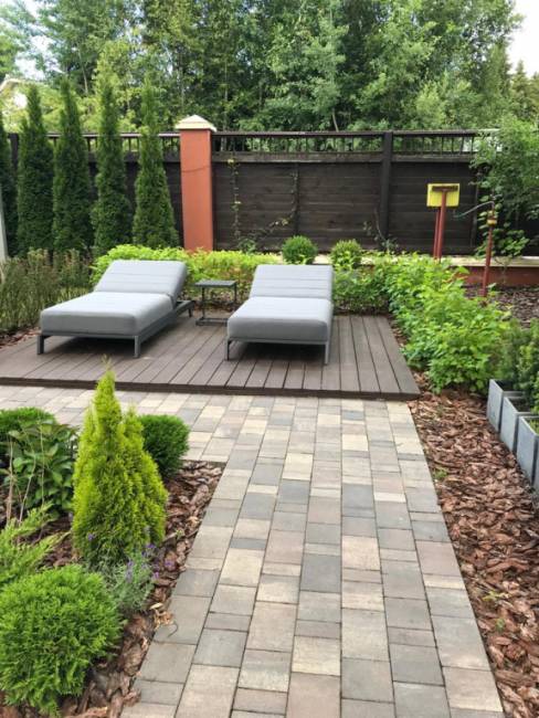 Столик металлический для лежака GT 927 антрацит 400х400х450 мм